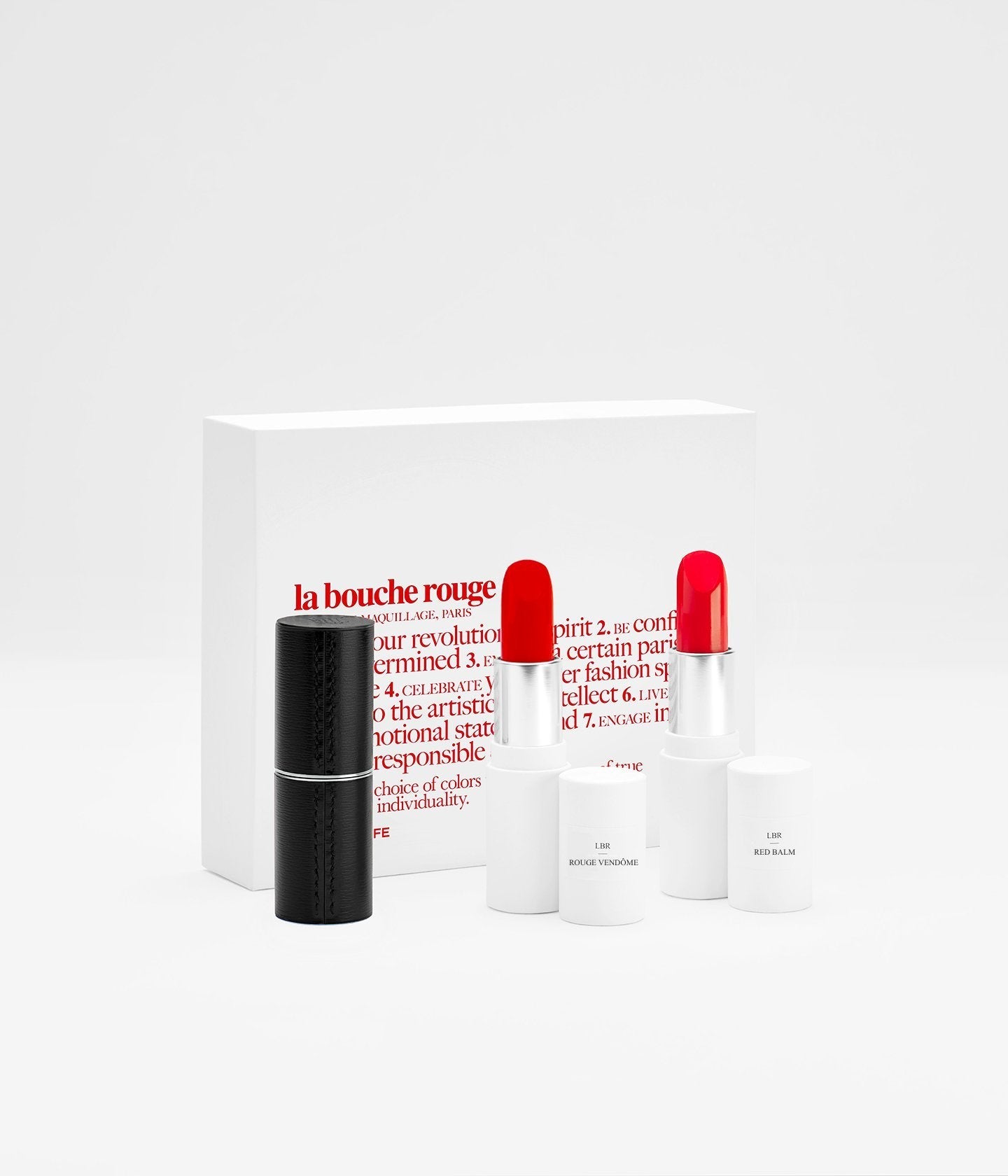 Les Rouges Parisiens – Coffret écrin végan - La Bouche Rouge Paris