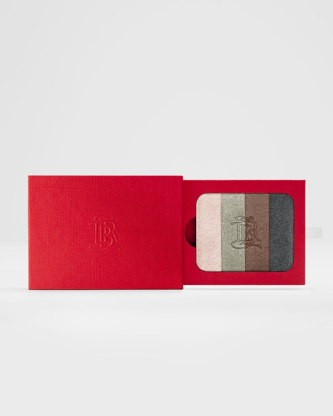 Ombre à paupières La Bouche Rouge Paris, palette de couleurs nude et naturelles, vue de face avec plusieurs teintes visibles