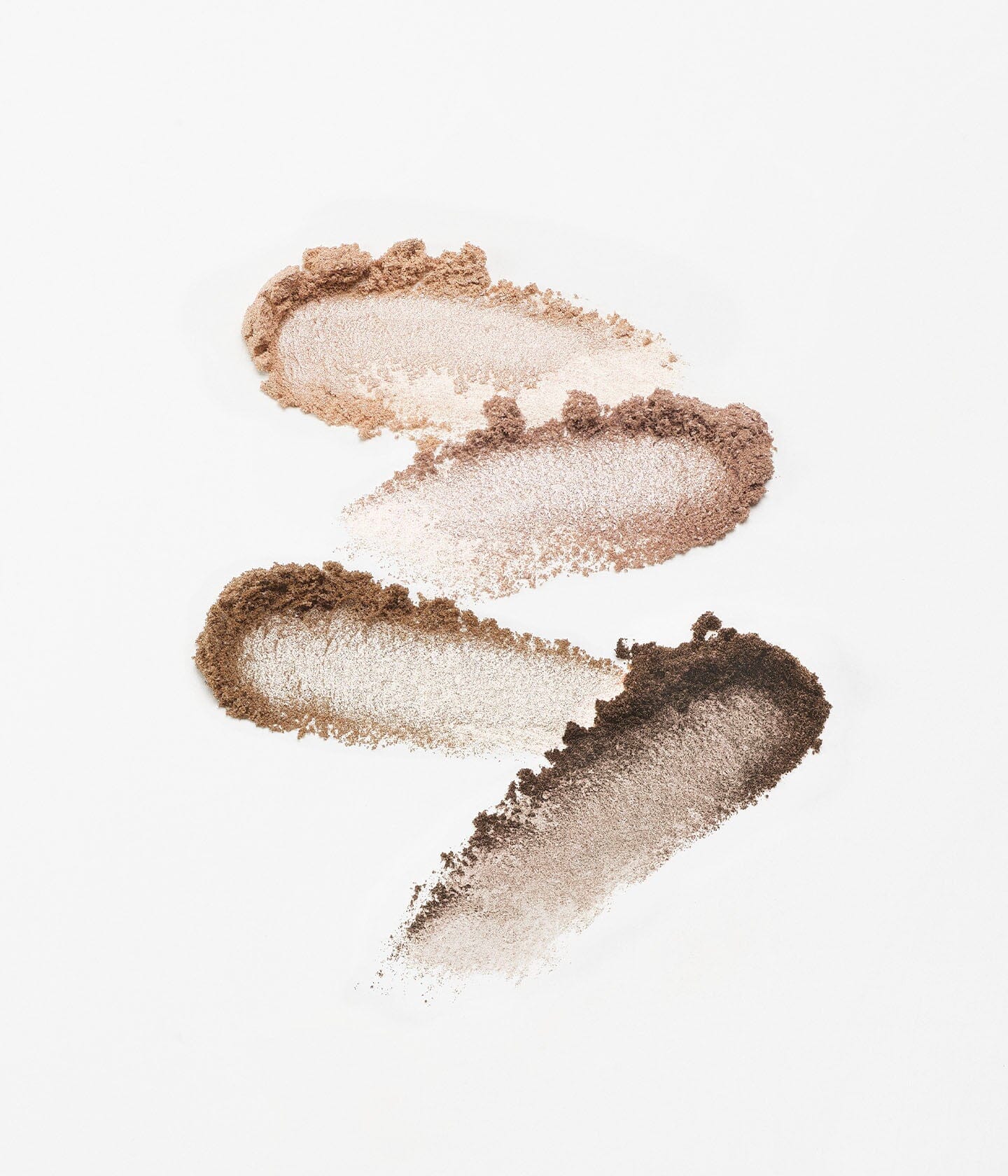 Ombres à paupières La Bouche Rouge Paris avec différentes teintes naturelles et métalliques, dans un coffret élégant.