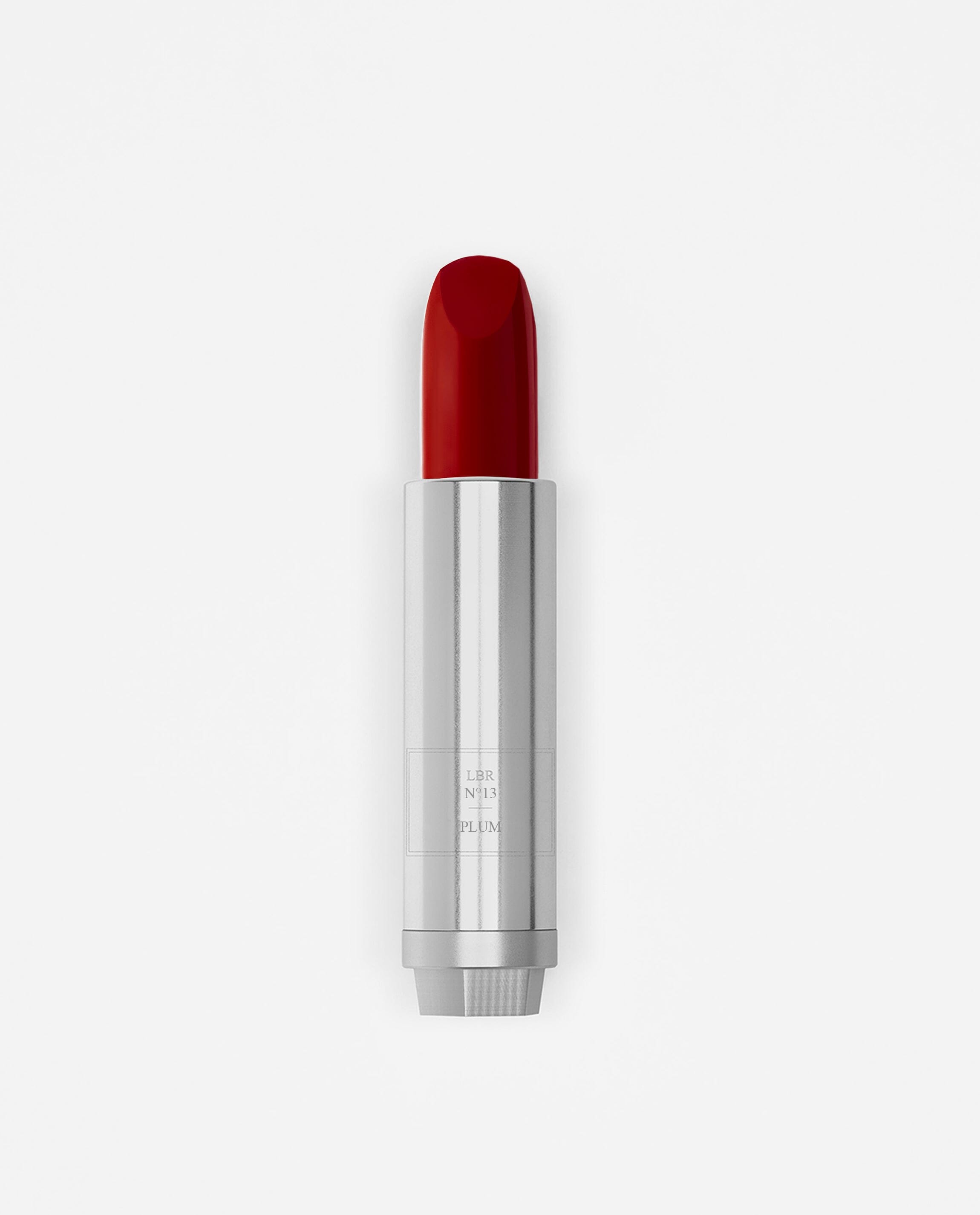 Rouge à lèvres La Bouche Rouge Paris couleur prune, texture crémeuse, dans son emballage élégant, posé sur fond neutre.
