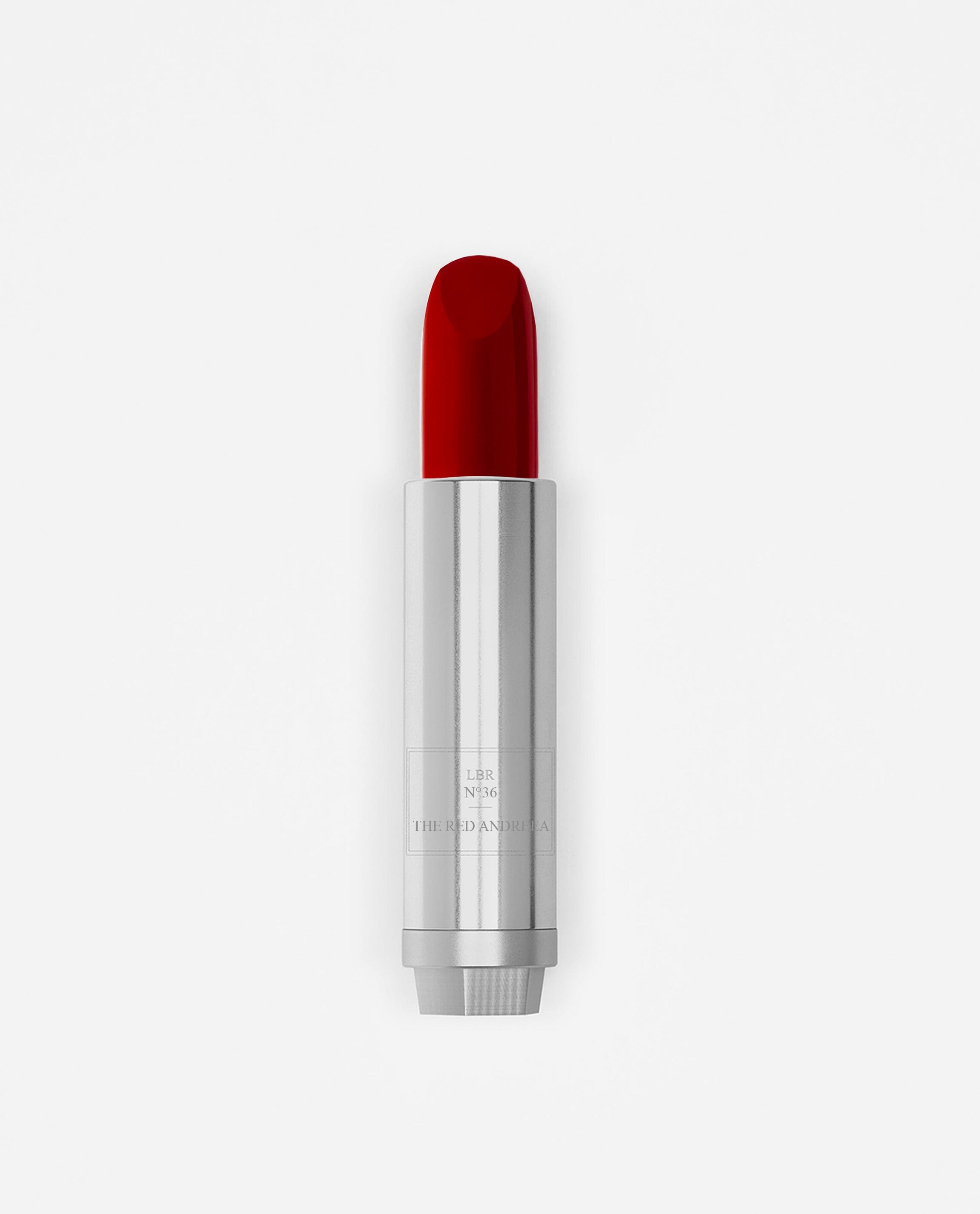 Rouge à lèvres La Bouche Rouge Paris couleur rouge vif, application sur lèvres dans un emballage élégant.