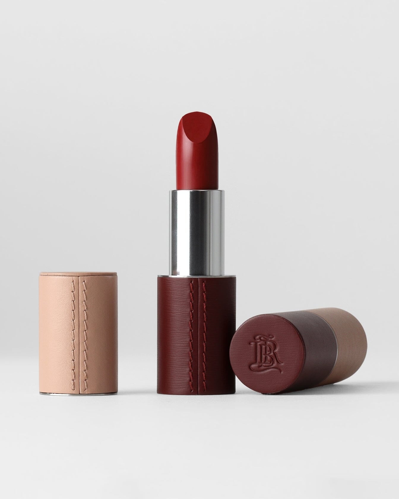 Écrin rechargeable La Bouche Rouge Paris DUO CHOC Édition limitée, design élégant en bordeaux, visible sur l'image.