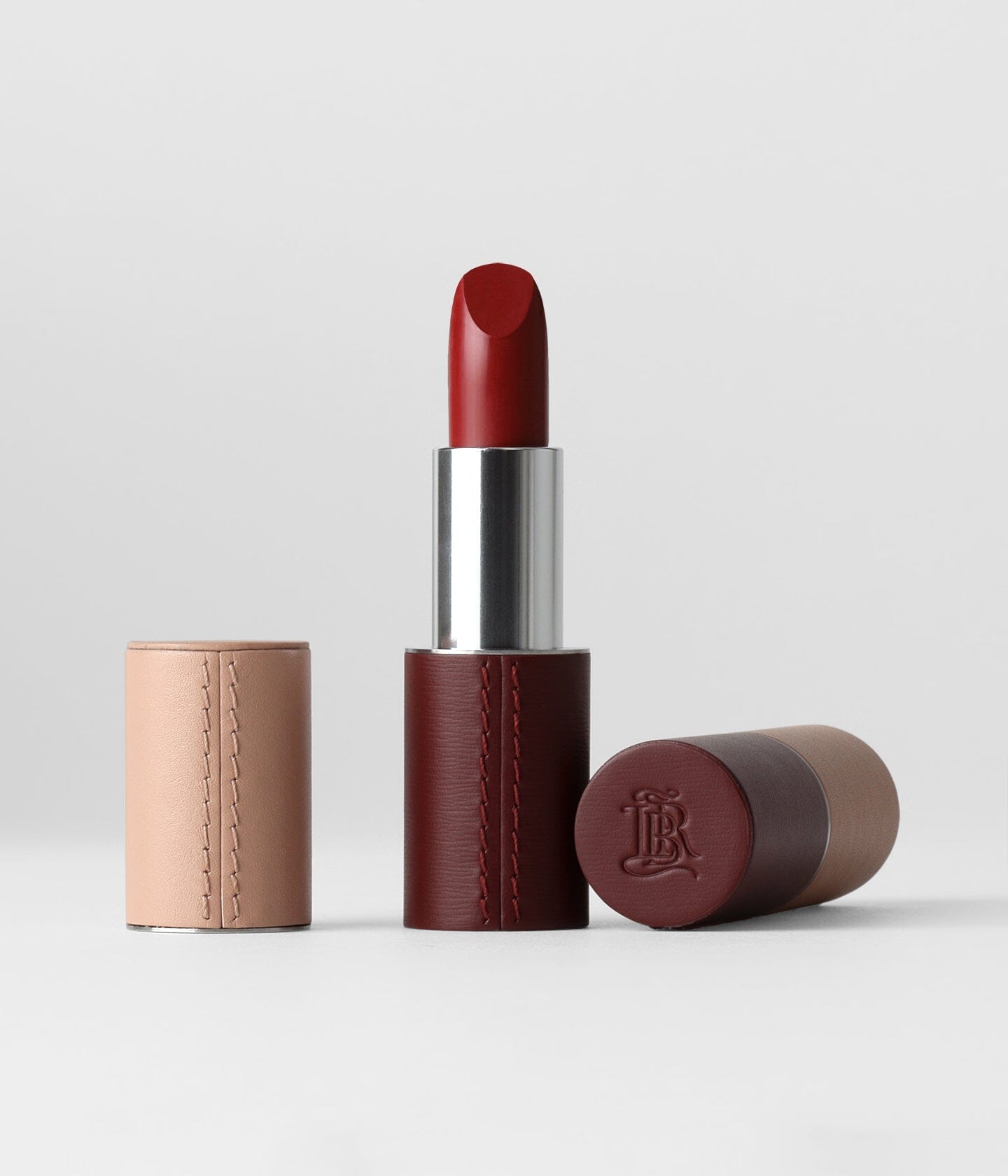 Écrin rechargeable La Bouche Rouge Paris DUO CHOC Édition limitée, design élégant en bordeaux, visible sur l'image.