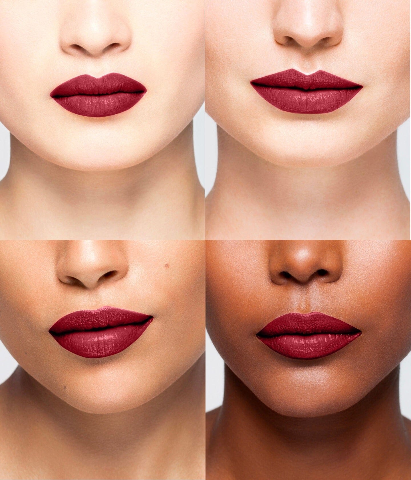 Lèvres pulpeuses avec rouge à lèvres rose pastel de La Bouche Rouge Paris, finition matte et texture douce.