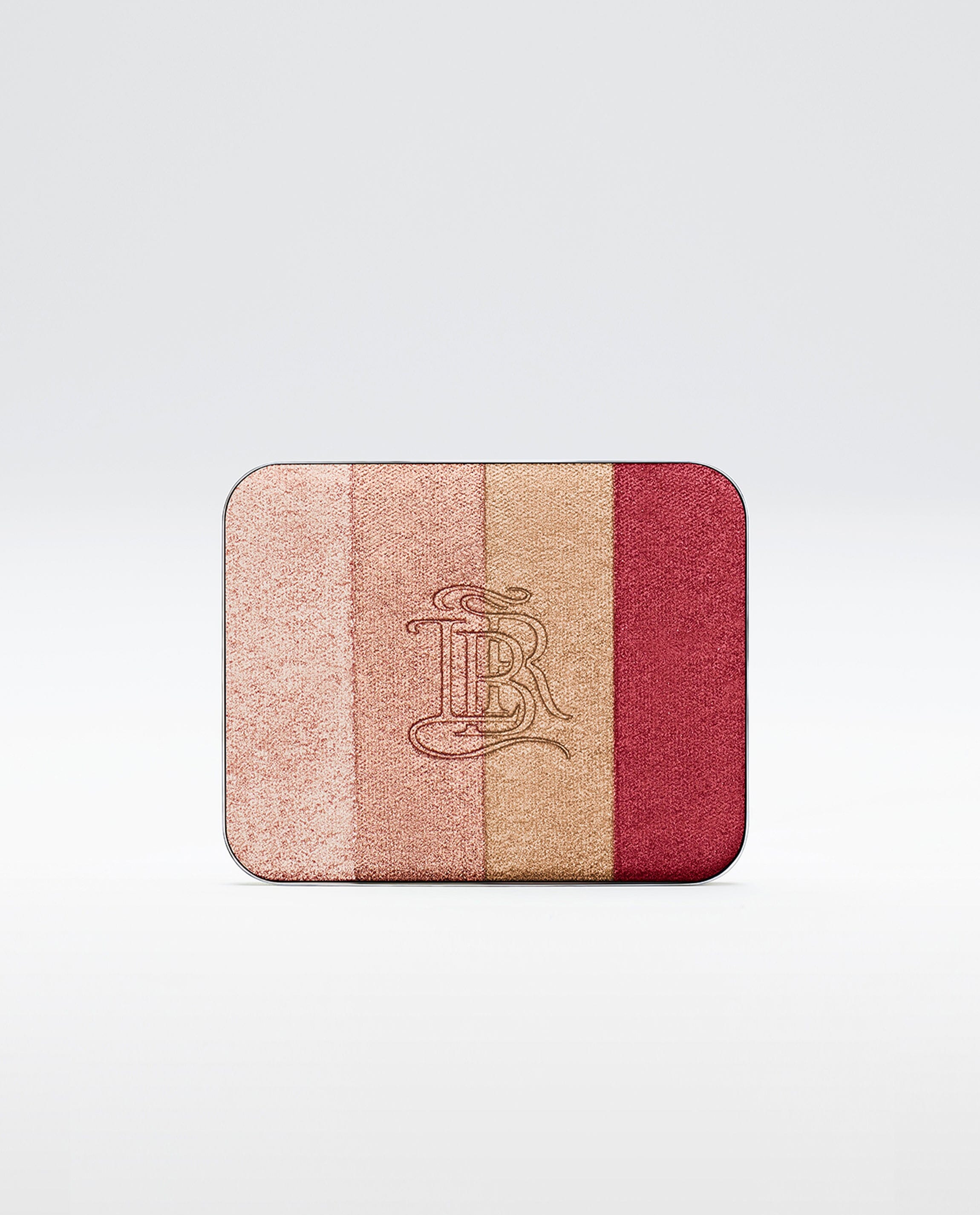 Ombre à paupières La Bouche Rouge Paris avec nuances marron et beige, texture douce et finition mate.