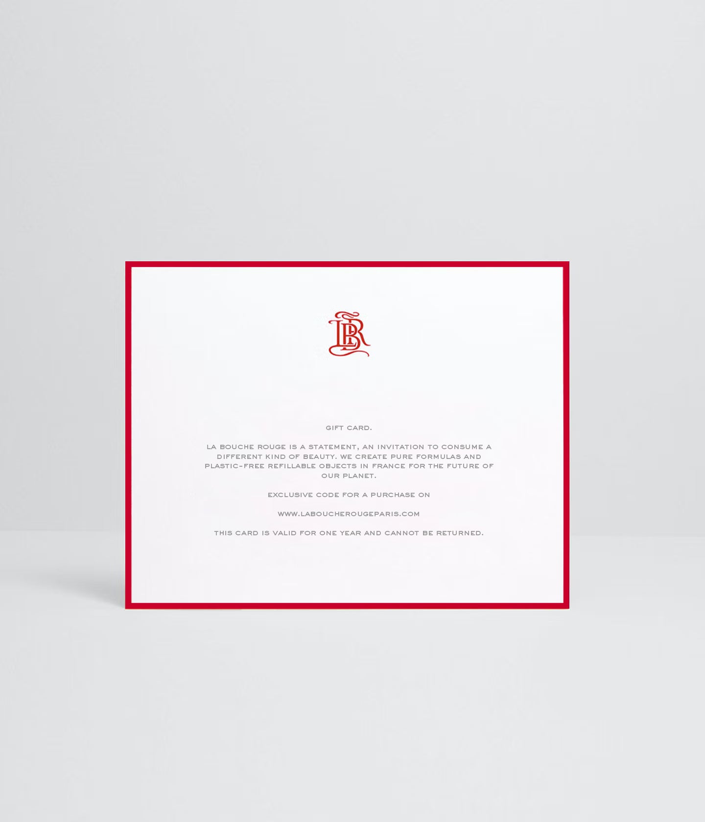 Carte de correspondance - La Bouche Rouge Paris